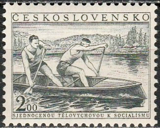 Czechoslovakia 1952 Physical Culture 2Kr.jpg