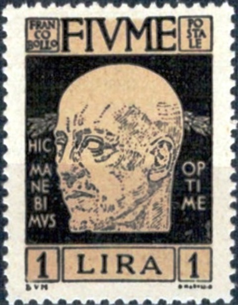 Fiume 1920 Definitives- Gabriele d'Annunzio j.jpg
