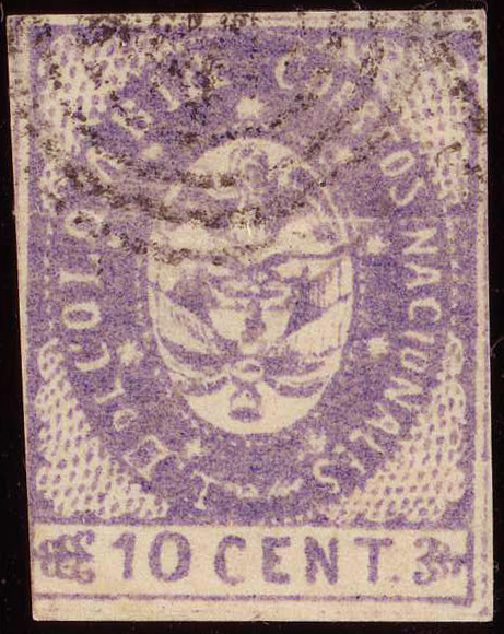Colombia 1865 CoA with Condor 10Cf.jpg