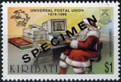 Kiribati 1999 UPU, Christmas d1.jpg