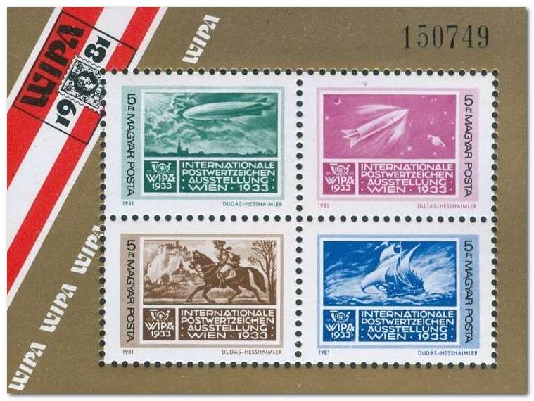Hungary 1981 Stamp Exhibition- Vienna ms.jpg