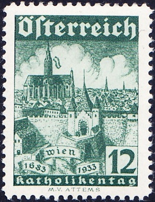 Austria 1933 Vienna Siege Victory 250th anniversary f-Mi-557.jpg