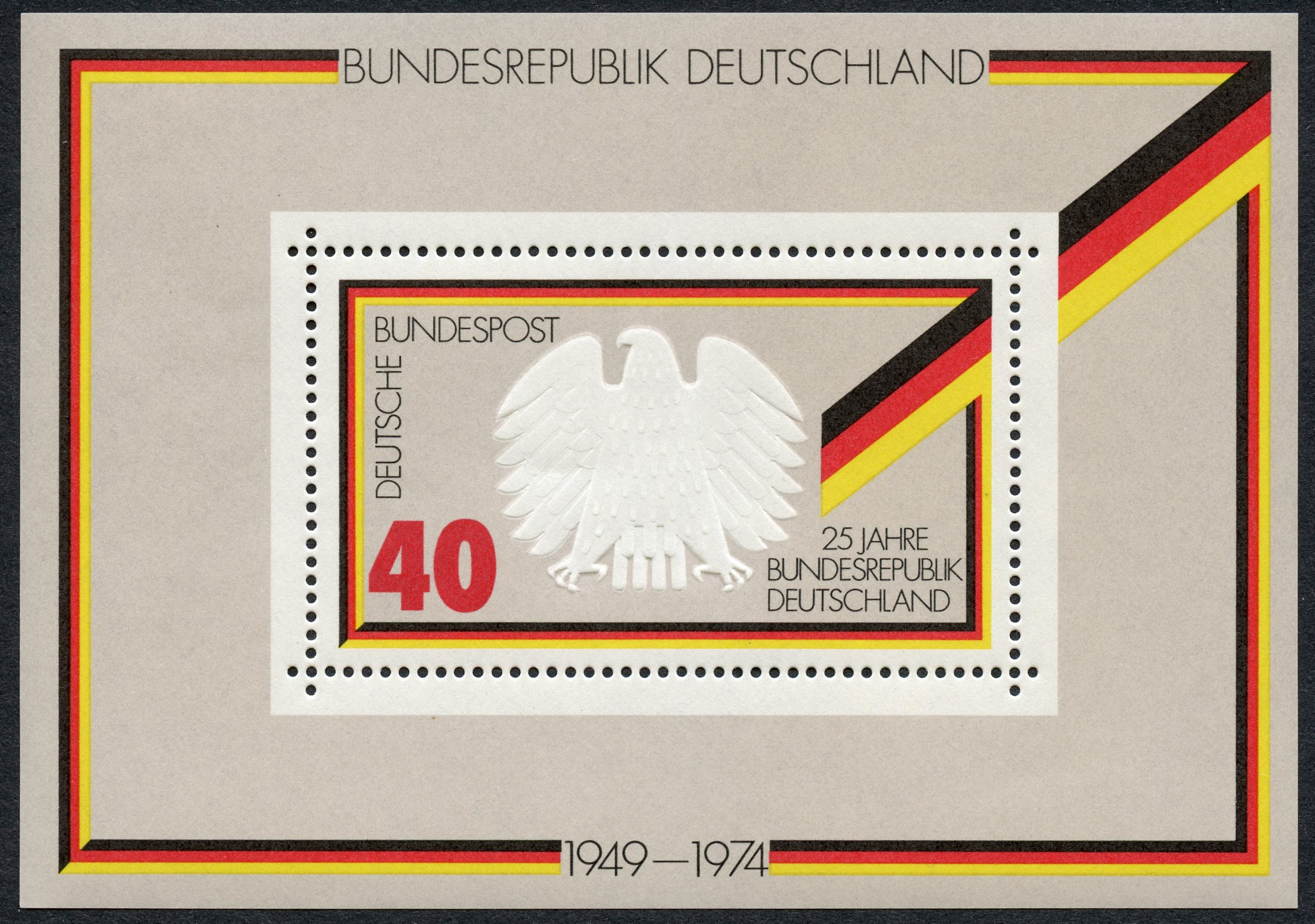 Germany-West 1974 25th Anniversary of the Federal Republic of Germany a.jpg
