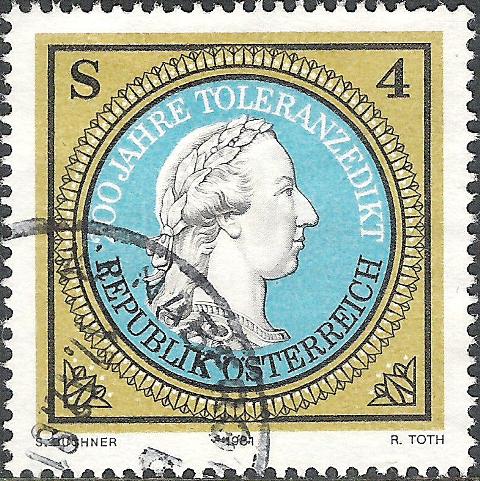 Austria 1981 Toleration Act , Bicentenary 4s.jpg