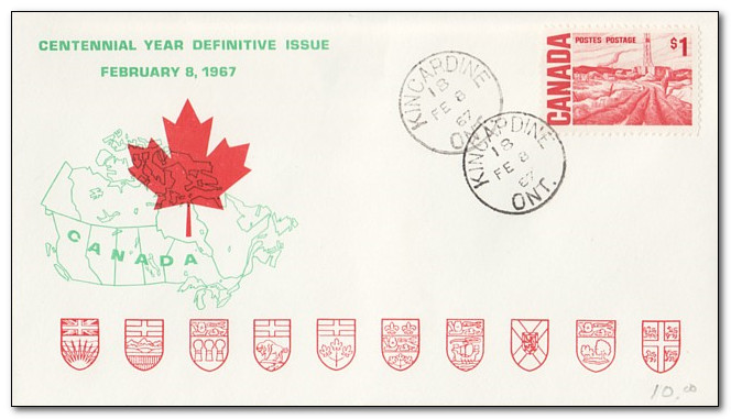 Canada 1967 Definitives fdc.jpg
