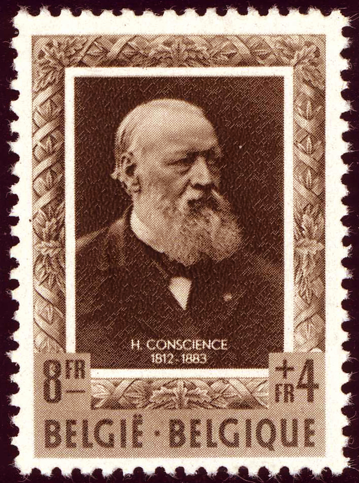 Belgium 1952 Culture Fund - Belgian Writers 8C+4C.jpg