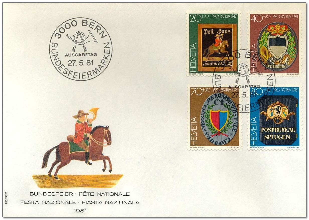 Switzerland 1981 Pro Patria fdc.jpg
