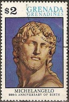 Grenada Grenadines 1975 Michelangelo 500th Anniversary g.jpg