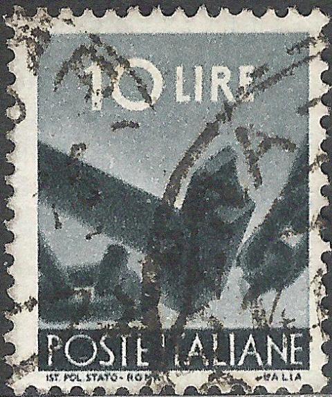 Italy 1945 Definitives - Democracy 10L.jpg