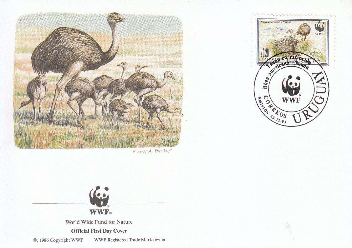 Uruguay 1998 Rhea Americana WWF a2.jpg