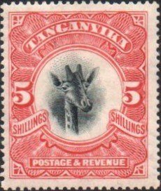 Tanganyika 1922 - 1925 Giraffe d.jpg