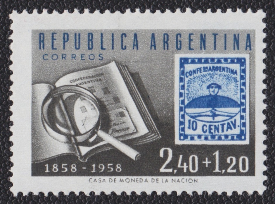 Argentina 1958 Confederation Stamp Centenary b.jpg