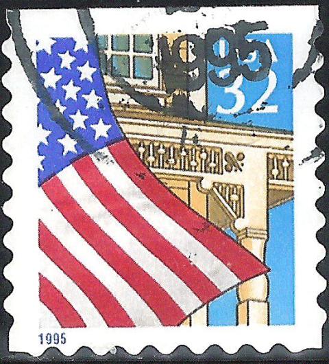 United States of America 1995 Flag Over Porch 32cB.jpg