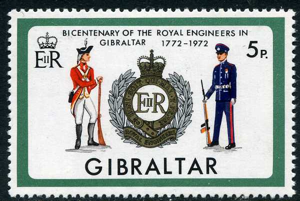 Gibraltar 1972 Royal Engineers Bicentenary b.jpg