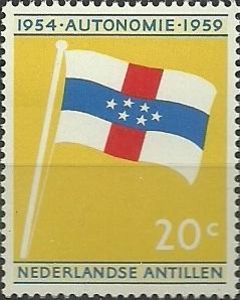 Netherlands Antilles 1959 Statue of the Kingdom Ratification Anniversary b.jpg