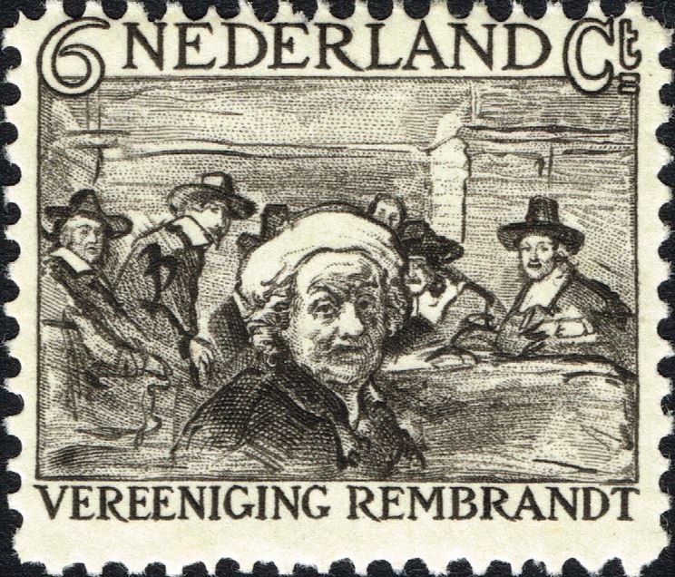 One Page. Self-portraits of Rembrandt (1606-1669) b.jpg