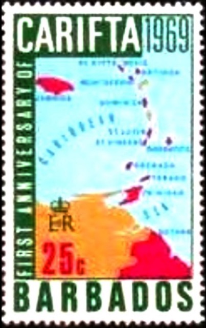 Barbados 1969 Caribbean Free Trade Association Anniversary c.jpg