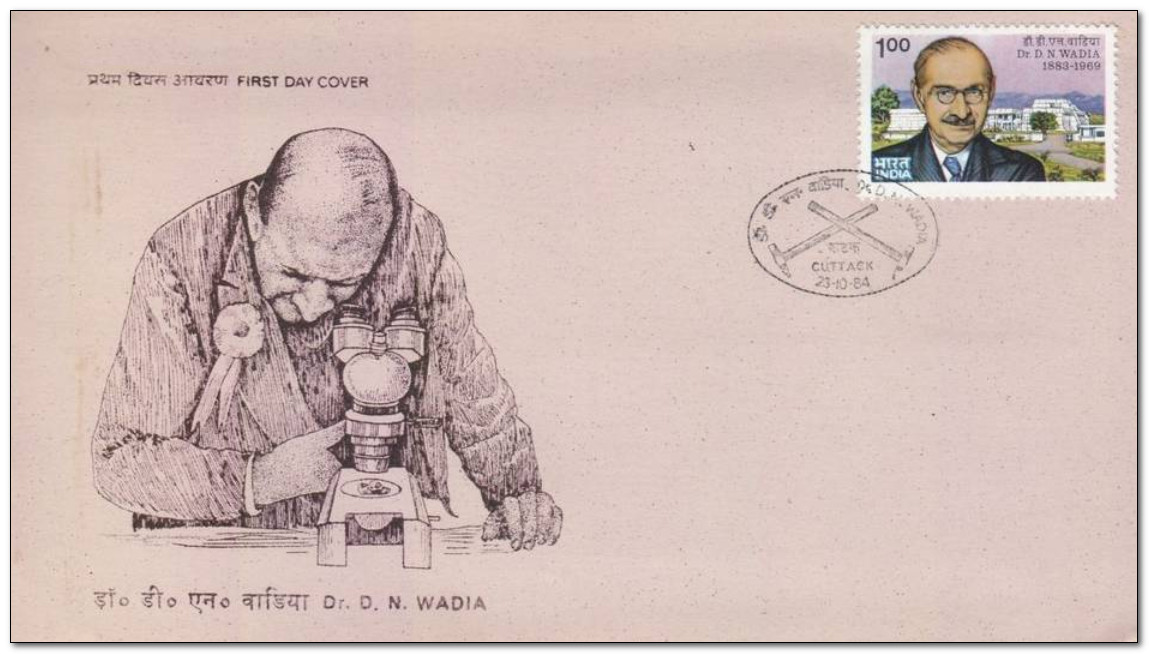 File:India 1984 Dr. D. N. Wadia - Birth Centenary FDC.jpg
