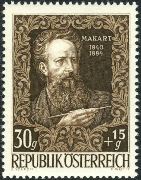 Austria 1948 The 80th Anniversary of the Vienna Künstlerhaus Building 30+15.jpg