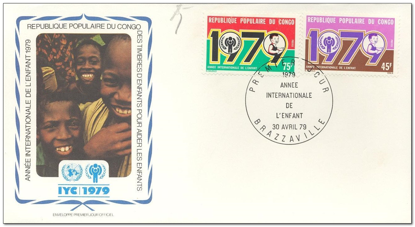 Congo Peoples Republic (Brazzaville) 1979 Year of the Child 1fdc.jpg