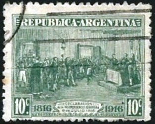 Argentina 1916 Centenary 10c.jpg
