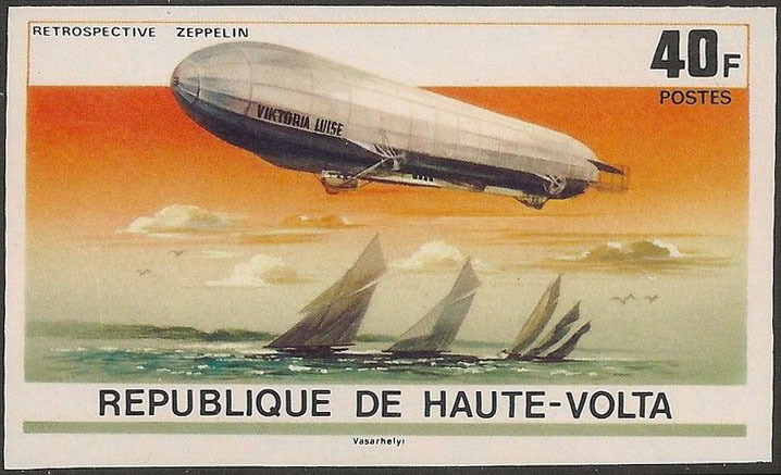 Burkina Faso 1976 75th anniversary of the Zeppelin b1.jpg