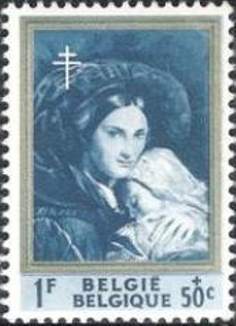 Belgium 1961 Anti Tuberculosis - Belgian Paintings 1F+50c.jpg