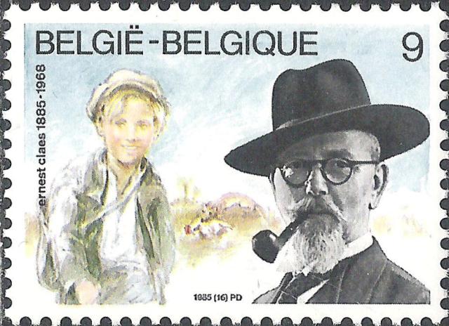 Belgium 1985 Ernest Claes Birth Centenary 8F.jpg