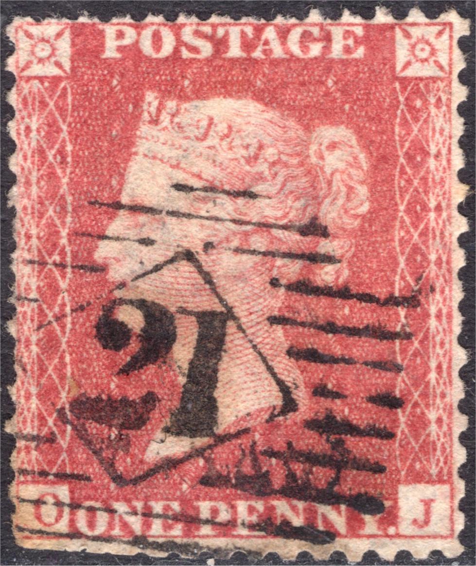 GB 1d Red Die II Plate 43 OJ a.jpg