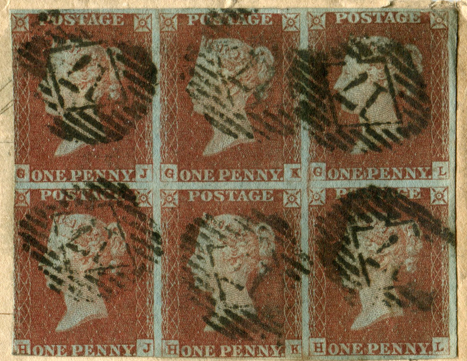 GB 1d Red Plate 85 GJHL.jpg