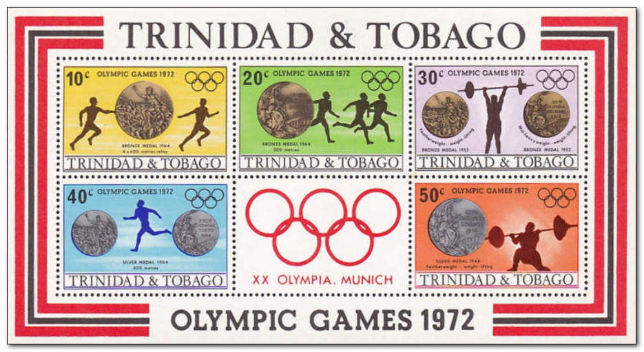 Trinidad and Tobago 1972 Olympic Games - Munich ms.jpg