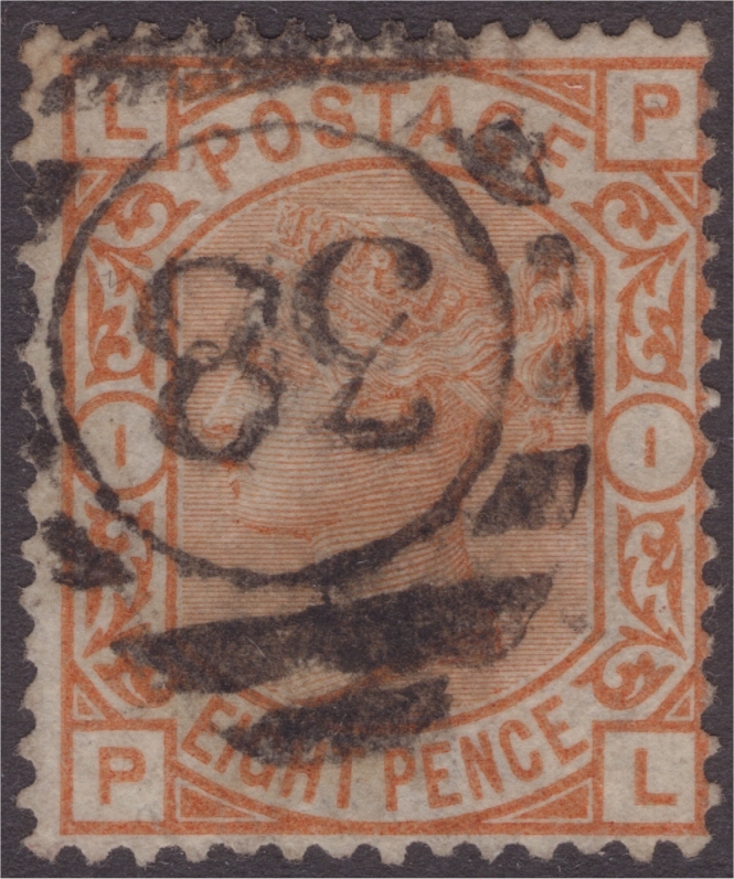 1876 8d Orange Plate 1 Lettering PL.jpg