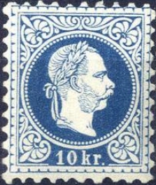 Austria-Empire 1874 Definitives - Emperor Franz-Josef I f-Mi-38II.jpg