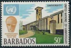 Barbados 1970 United Nations 25th Anniversary d.jpg