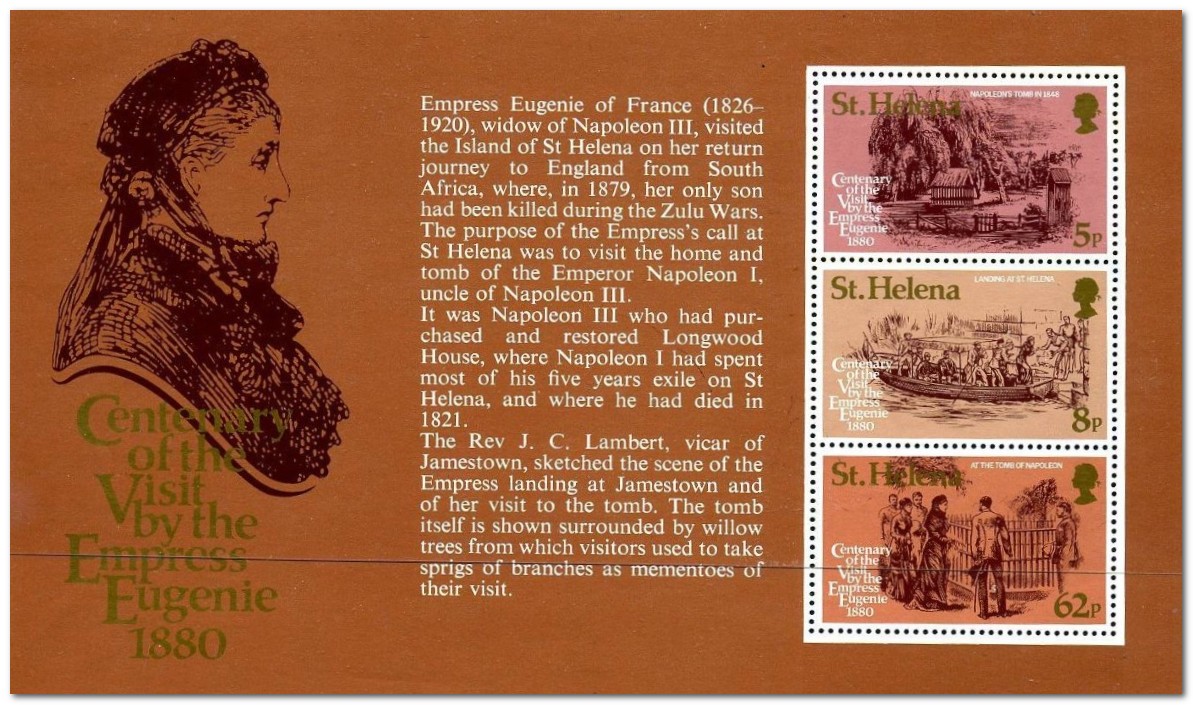St Helena 1980 Empress Eugenie's Visit Centenary MS.jpg