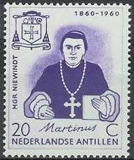 Netherlands Antilles 1960 Mgr M J Niewindt Death Centenary b.jpg