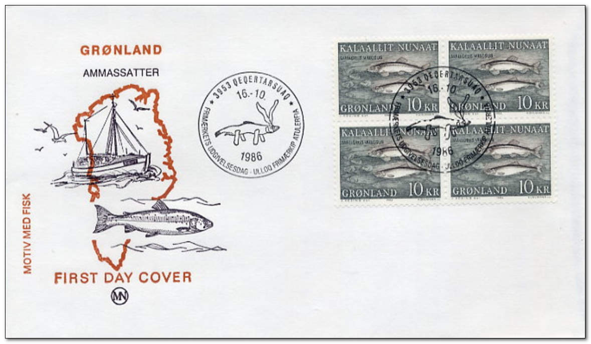 Greenland 1981 - 86 Fish 3fdc.jpg