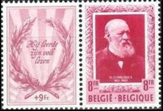 Belgium 1952 Culture Fund - Belgian Writers 8F+9F.jpg