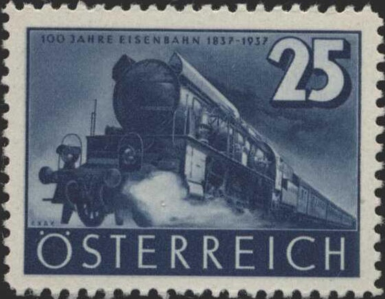 Österreih 1937 100 Jahre österreichische Eisenbahn P-1-Mi-647.jpg