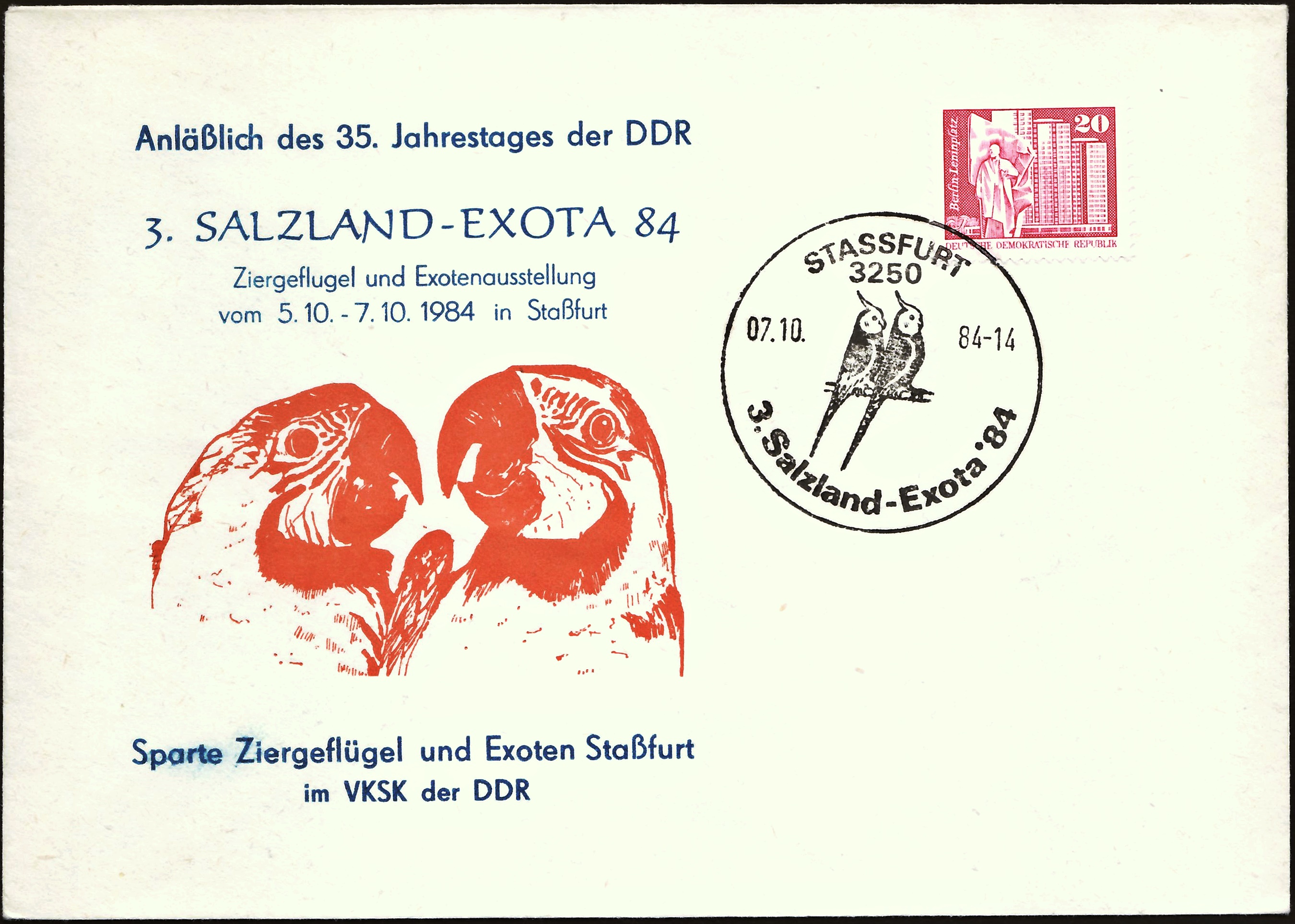 GDR SouvEnv 1984 3Saltland-Exota MiNr2485 pm B002.jpg