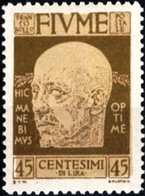 Fiume 1920 Definitives- Gabriele d'Annunzio g.jpg