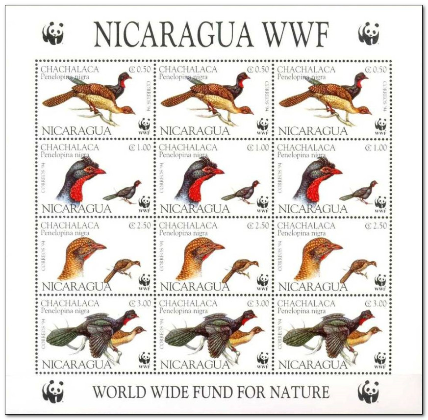 Nicaragua 1994 Endangered Species ms.jpg