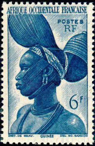 French West Africa 1947 Local Motives 6F.jpg