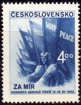 Czechoslovakia 1952 International Peace Congress 41Kr.jpg