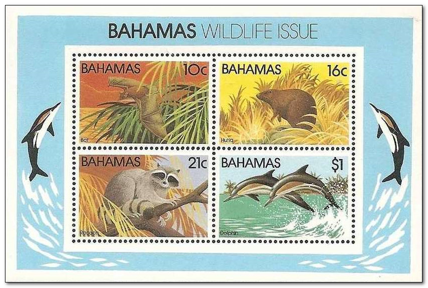 Bahamas 1982 Wildlife - issue 2 ms.jpg