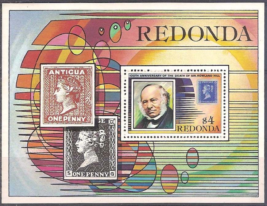 Antigua 1979 Redonda, The 100th Anniversary of the Death of Rowland Hill a3.jpg