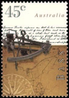 Australia 1998 Bicentenary of Bass & Flinders Circumnavigation of Tasmania bass.jpg