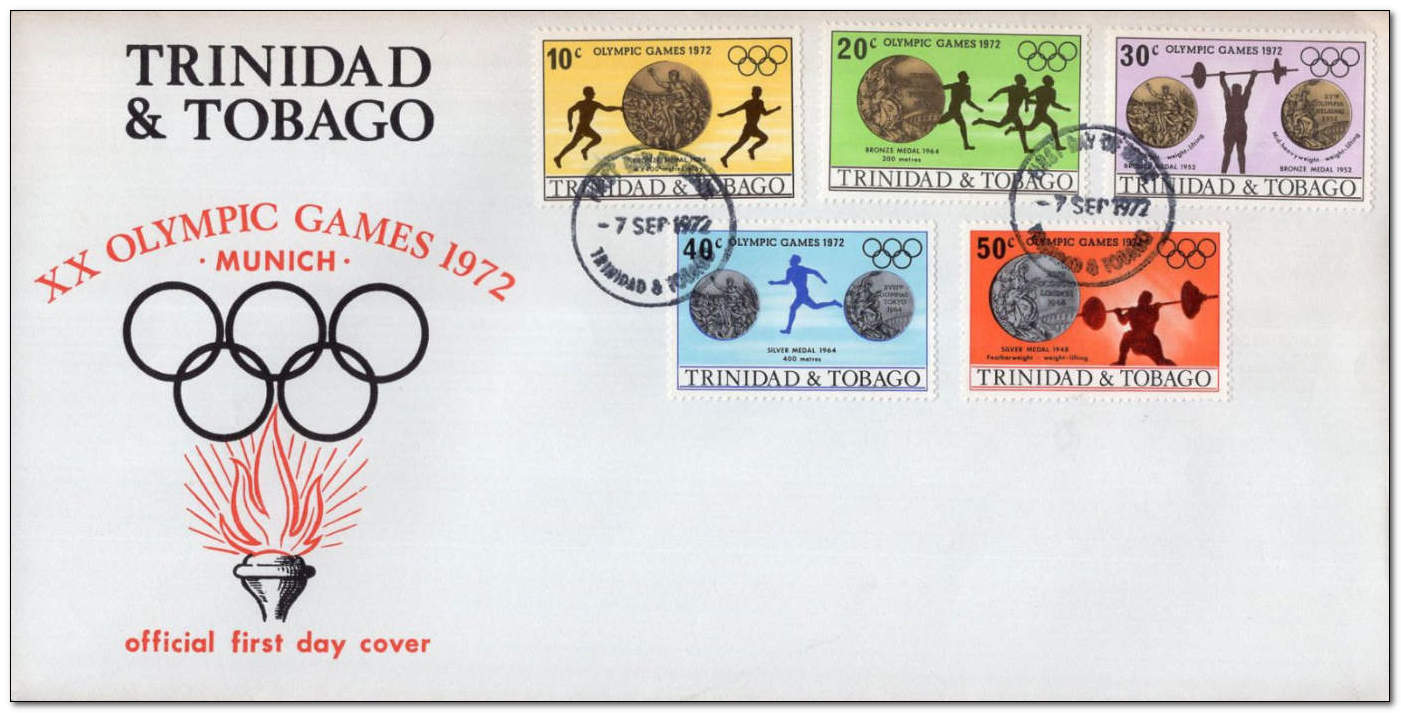 Trinidad and Tobago 1972 Olympic Games - Munich fdc.jpg