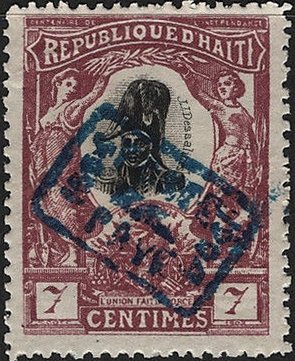 Haiti 1904 Centenary Inland use d.jpg