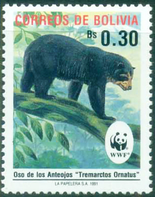 Bolivia 1991 WWF - Spectacled Bear b 0-30.jpg